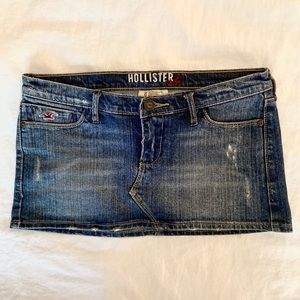 Hollister Mini Jean Skirt
